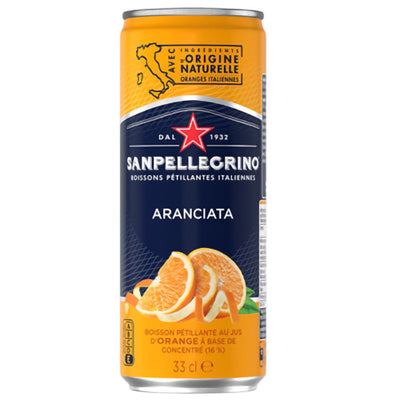 SAN PELLEGRINO ARANCIATA 33CL X 24