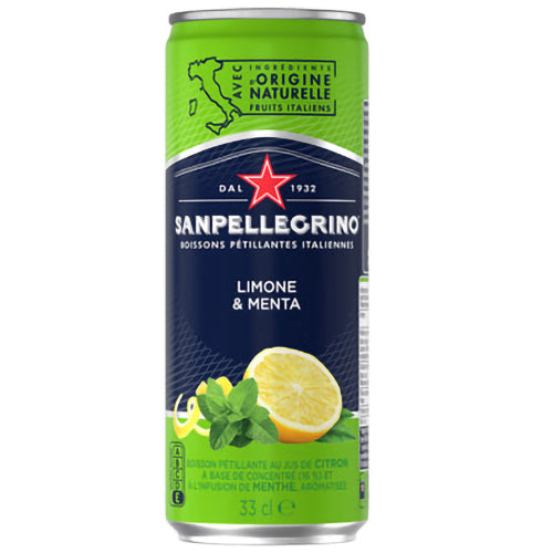 SAN PELLEGRINO LIMONE MENTHE 33CL X 24