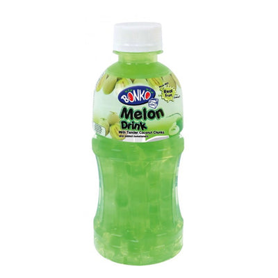 FRUIT DRINK WITH NATA DE COCO MELON FLAVOR BONKO CUBE BRAND 24*320ML