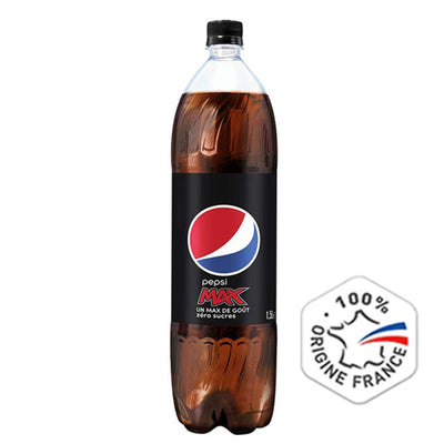 PEPSI MAX BOUTEILLES PACK DE 6 X 1,5L