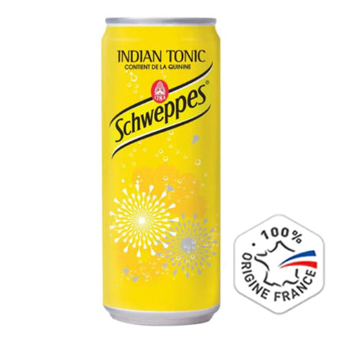 SCHWEPPES INDIAN TONIC SLIM PACK DE 24 X 33CL