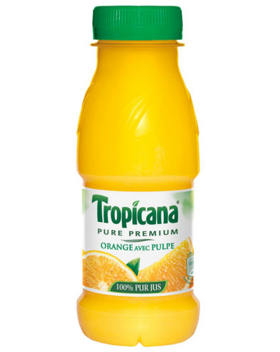 TROPICANA ORANGE AVEC PULPE 25CL X12