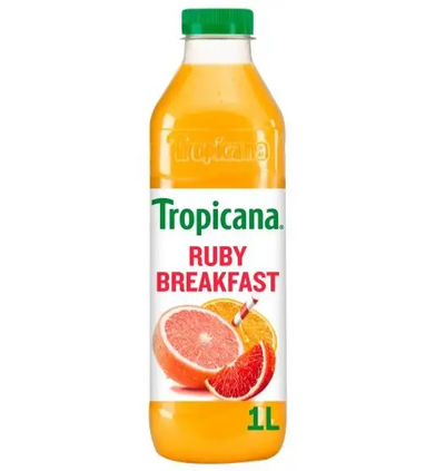 TROPICANA RUBY BREAKFAST 100CL X 6